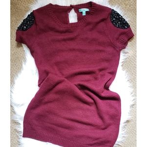 Women's Embellished Sweater Dress